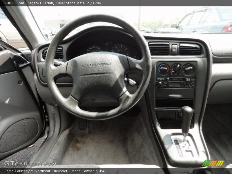 Silver Stone Metallic / Gray 2002 Subaru Legacy L Sedan