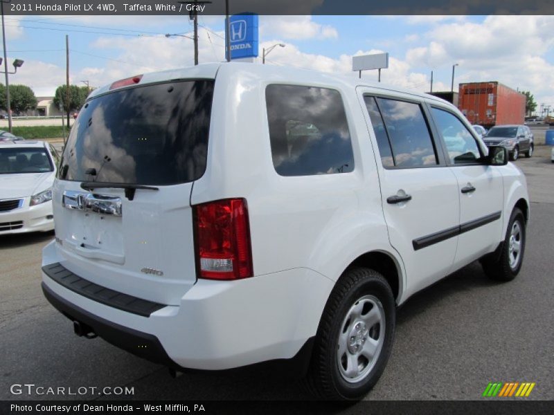 Taffeta White / Gray 2011 Honda Pilot LX 4WD