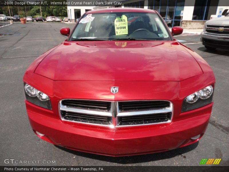 Inferno Red Crystal Pearl / Dark Slate Gray 2008 Dodge Charger R/T