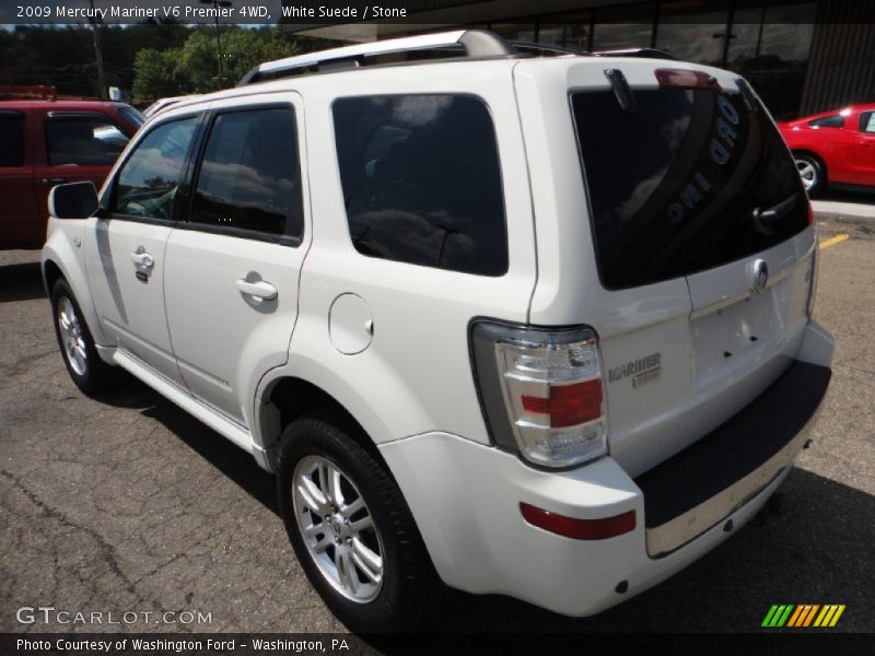 White Suede / Stone 2009 Mercury Mariner V6 Premier 4WD