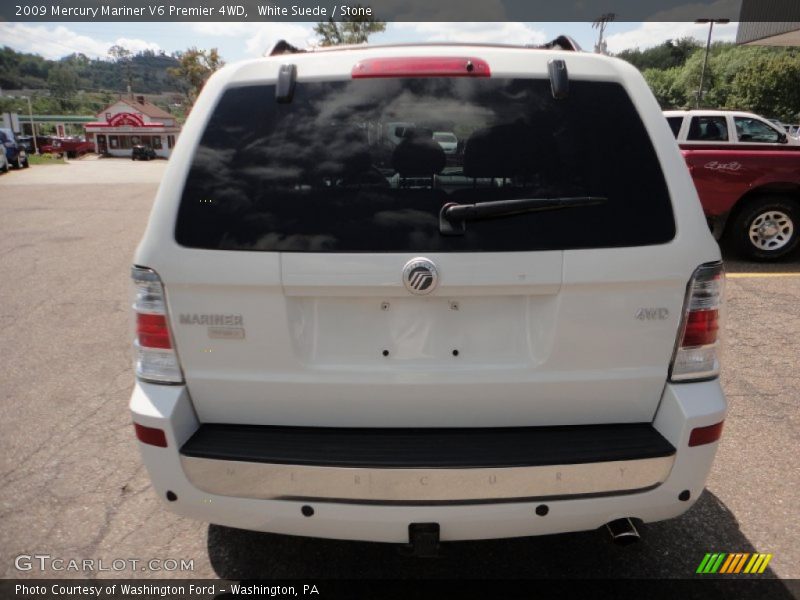 White Suede / Stone 2009 Mercury Mariner V6 Premier 4WD