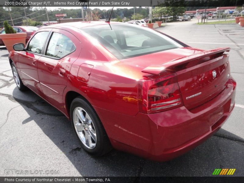 Inferno Red Crystal Pearl / Dark Slate Gray 2008 Dodge Charger R/T