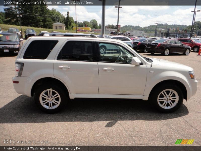 White Suede / Stone 2009 Mercury Mariner V6 Premier 4WD
