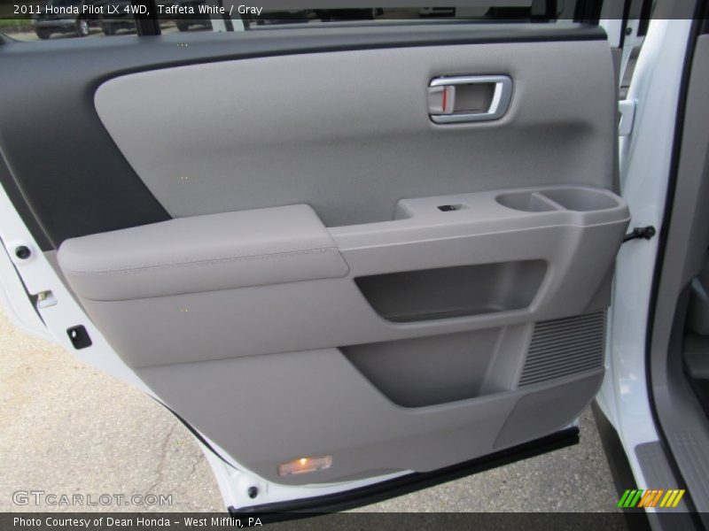 Taffeta White / Gray 2011 Honda Pilot LX 4WD