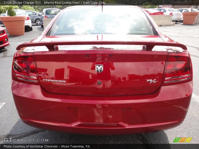 Inferno Red Crystal Pearl / Dark Slate Gray 2008 Dodge Charger R/T