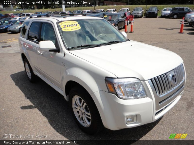 White Suede / Stone 2009 Mercury Mariner V6 Premier 4WD