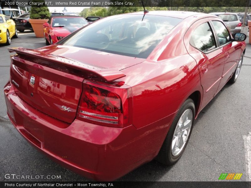 Inferno Red Crystal Pearl / Dark Slate Gray 2008 Dodge Charger R/T