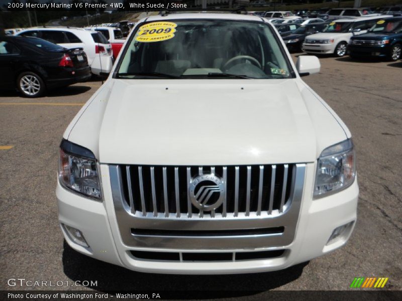 White Suede / Stone 2009 Mercury Mariner V6 Premier 4WD