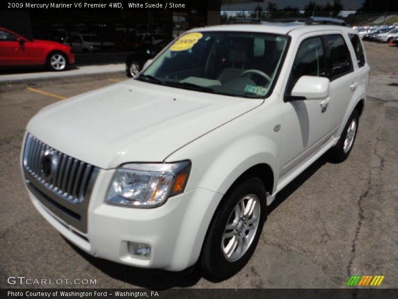 White Suede / Stone 2009 Mercury Mariner V6 Premier 4WD