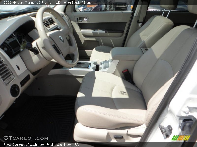 White Suede / Stone 2009 Mercury Mariner V6 Premier 4WD