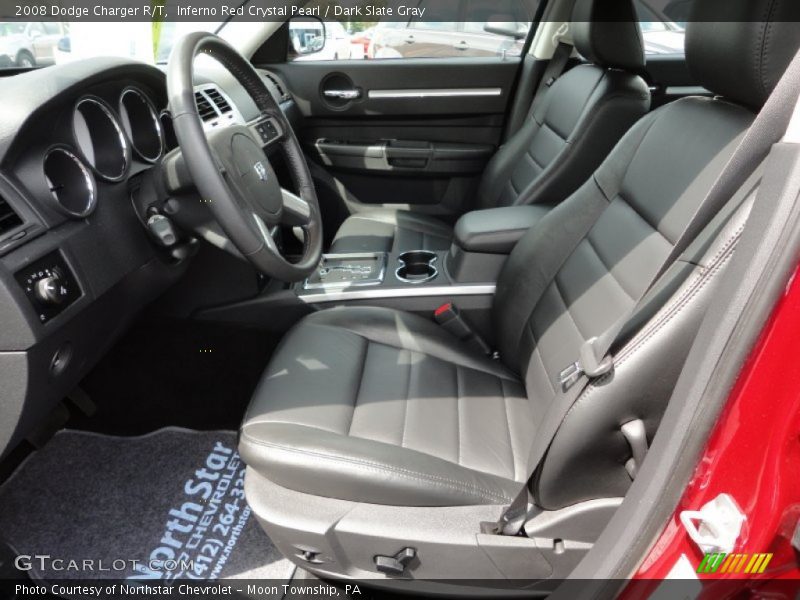 Inferno Red Crystal Pearl / Dark Slate Gray 2008 Dodge Charger R/T