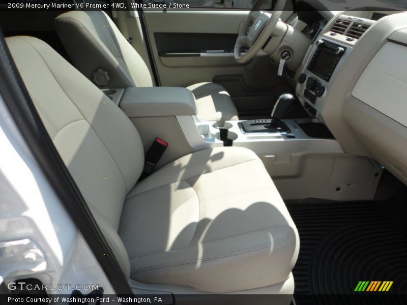 White Suede / Stone 2009 Mercury Mariner V6 Premier 4WD
