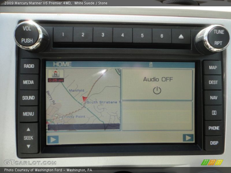 White Suede / Stone 2009 Mercury Mariner V6 Premier 4WD