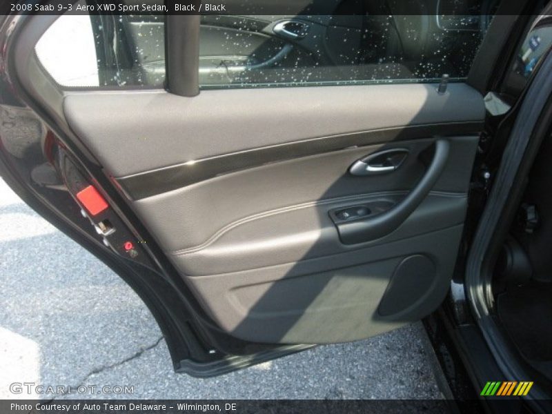 Black / Black 2008 Saab 9-3 Aero XWD Sport Sedan