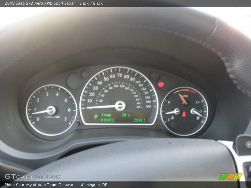 Black / Black 2008 Saab 9-3 Aero XWD Sport Sedan