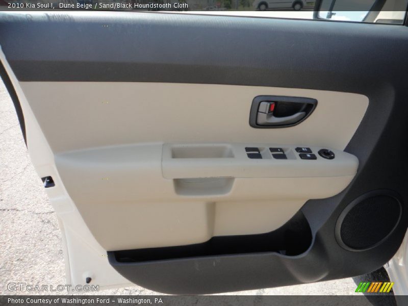 Dune Beige / Sand/Black Houndstooth Cloth 2010 Kia Soul !