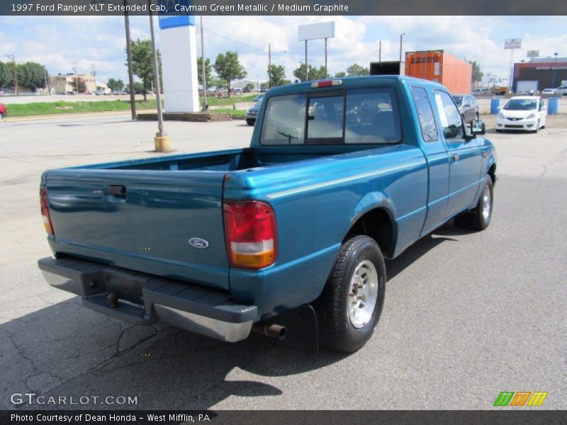 Cayman Green Metallic / Medium Graphite 1997 Ford Ranger XLT Extended Cab