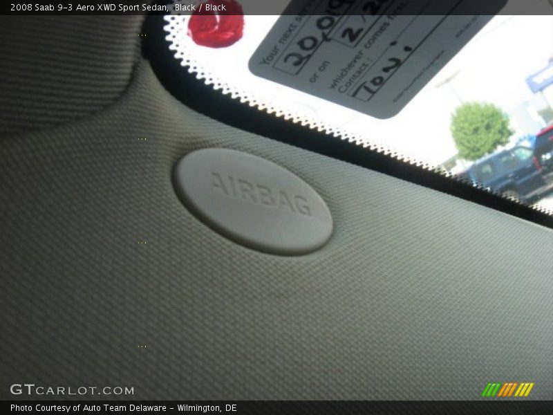 Black / Black 2008 Saab 9-3 Aero XWD Sport Sedan