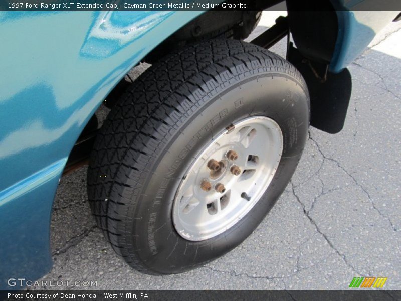 Cayman Green Metallic / Medium Graphite 1997 Ford Ranger XLT Extended Cab
