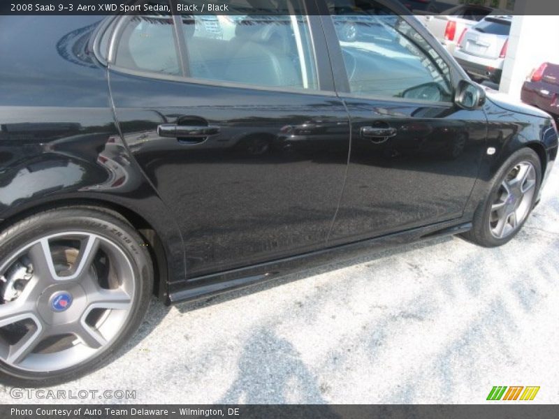 Black / Black 2008 Saab 9-3 Aero XWD Sport Sedan