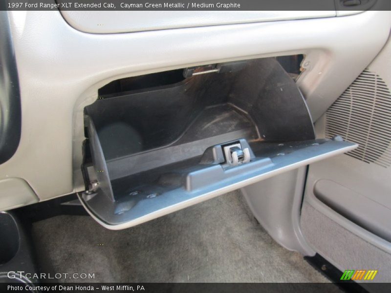 Cayman Green Metallic / Medium Graphite 1997 Ford Ranger XLT Extended Cab