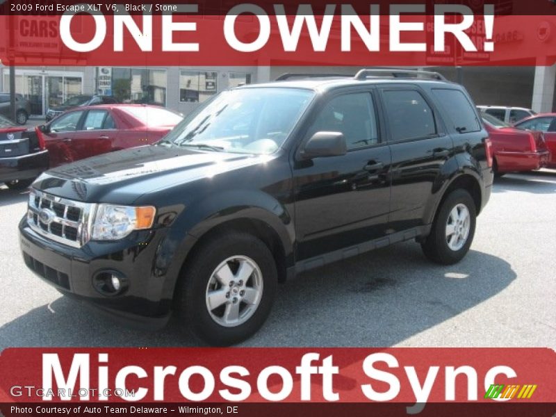Black / Stone 2009 Ford Escape XLT V6