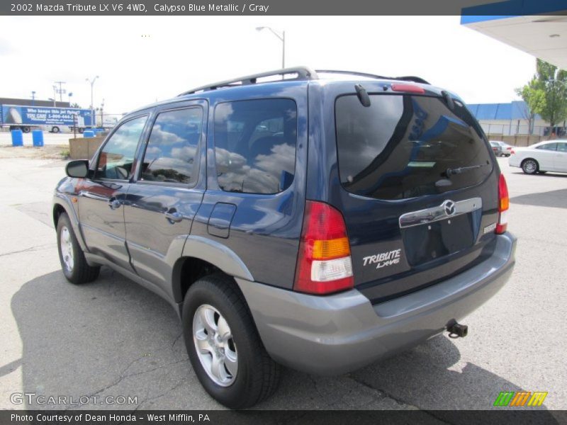 Calypso Blue Metallic / Gray 2002 Mazda Tribute LX V6 4WD