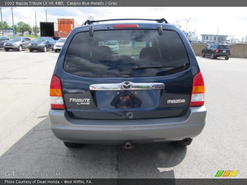 Calypso Blue Metallic / Gray 2002 Mazda Tribute LX V6 4WD