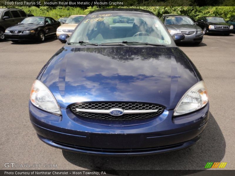 Medium Royal Blue Metallic / Medium Graphite 2000 Ford Taurus SE