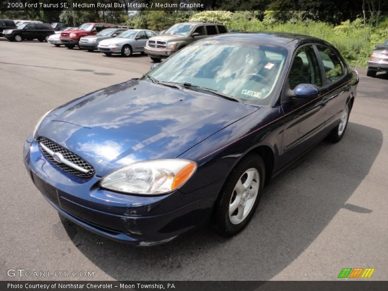 Medium Royal Blue Metallic / Medium Graphite 2000 Ford Taurus SE