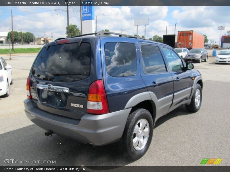 Calypso Blue Metallic / Gray 2002 Mazda Tribute LX V6 4WD
