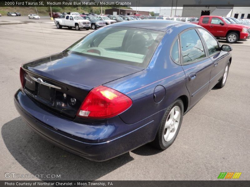 Medium Royal Blue Metallic / Medium Graphite 2000 Ford Taurus SE