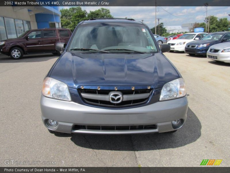 Calypso Blue Metallic / Gray 2002 Mazda Tribute LX V6 4WD
