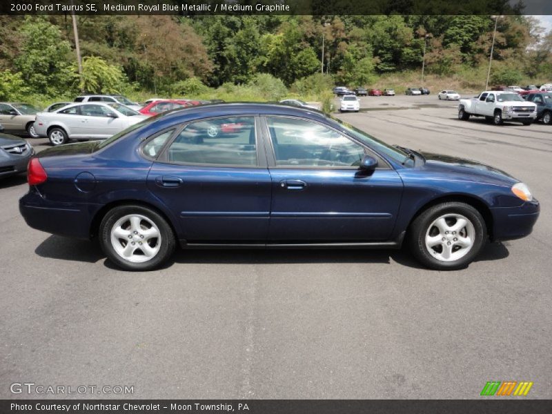 Medium Royal Blue Metallic / Medium Graphite 2000 Ford Taurus SE
