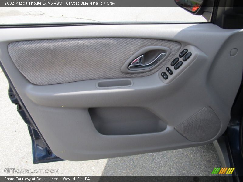 Calypso Blue Metallic / Gray 2002 Mazda Tribute LX V6 4WD