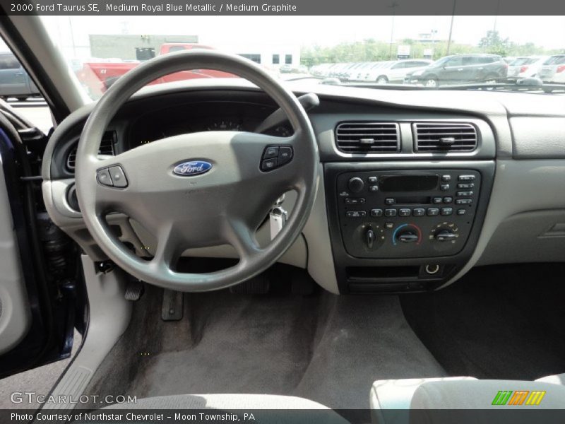 Medium Royal Blue Metallic / Medium Graphite 2000 Ford Taurus SE