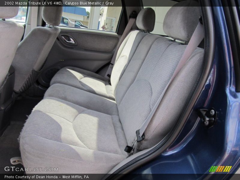 Calypso Blue Metallic / Gray 2002 Mazda Tribute LX V6 4WD