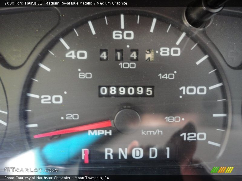 Medium Royal Blue Metallic / Medium Graphite 2000 Ford Taurus SE