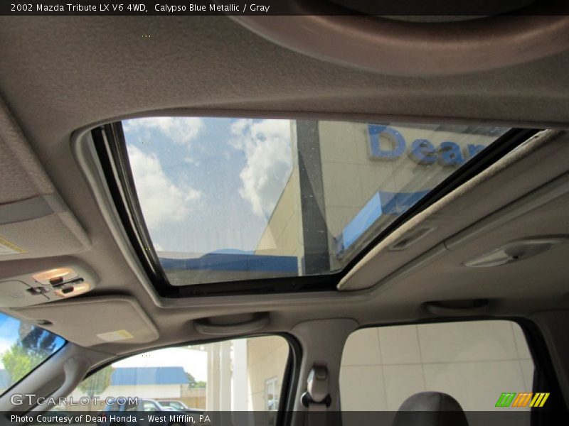 Calypso Blue Metallic / Gray 2002 Mazda Tribute LX V6 4WD