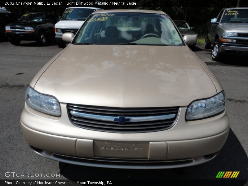 Light Driftwood Metallic / Neutral Beige 2003 Chevrolet Malibu LS Sedan