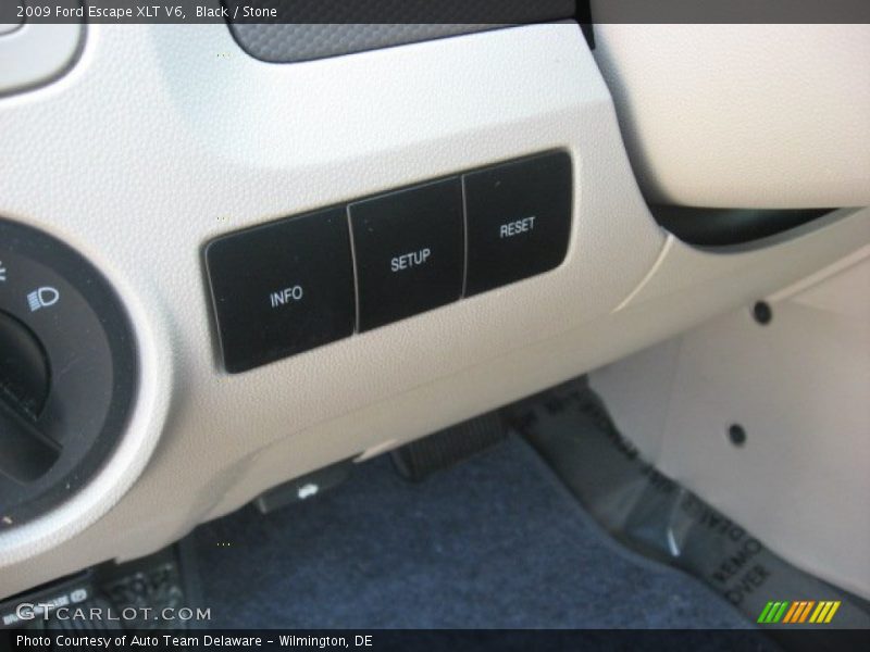 Black / Stone 2009 Ford Escape XLT V6