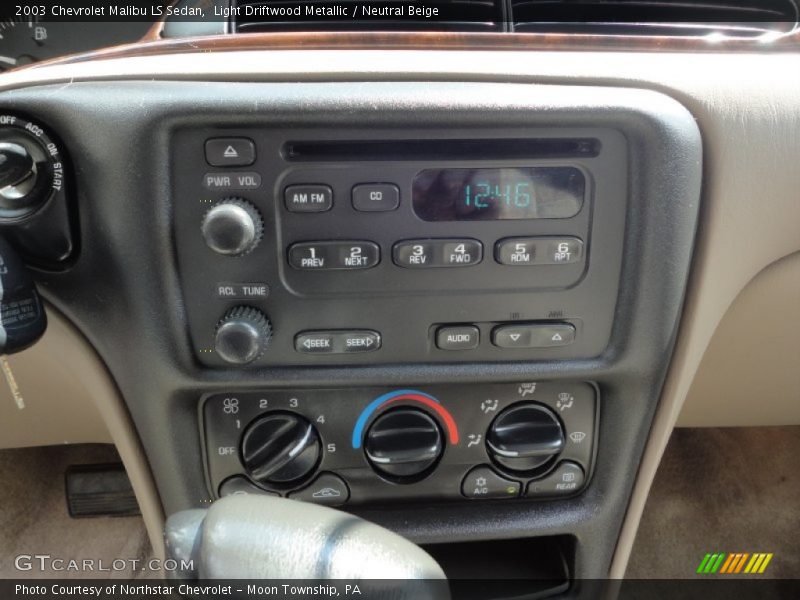 Light Driftwood Metallic / Neutral Beige 2003 Chevrolet Malibu LS Sedan