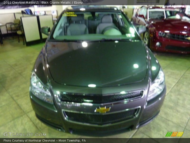 Black Granite Metallic / Ebony 2011 Chevrolet Malibu LS