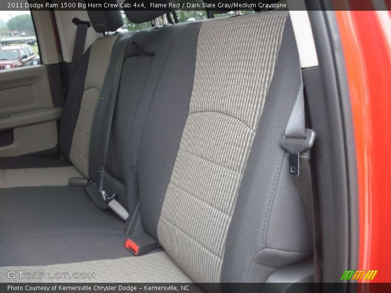 Flame Red / Dark Slate Gray/Medium Graystone 2011 Dodge Ram 1500 Big Horn Crew Cab 4x4