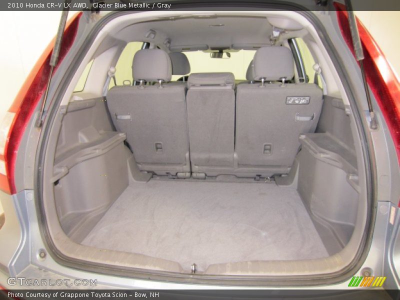 Glacier Blue Metallic / Gray 2010 Honda CR-V LX AWD