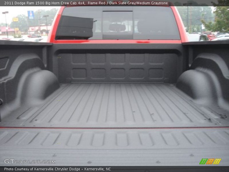 Flame Red / Dark Slate Gray/Medium Graystone 2011 Dodge Ram 1500 Big Horn Crew Cab 4x4