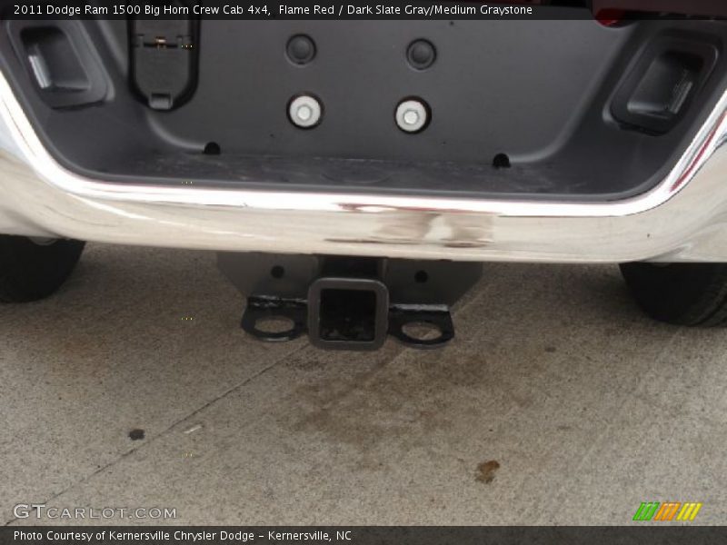 Flame Red / Dark Slate Gray/Medium Graystone 2011 Dodge Ram 1500 Big Horn Crew Cab 4x4