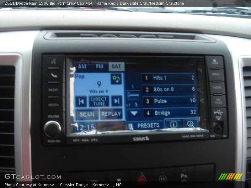 Flame Red / Dark Slate Gray/Medium Graystone 2011 Dodge Ram 1500 Big Horn Crew Cab 4x4