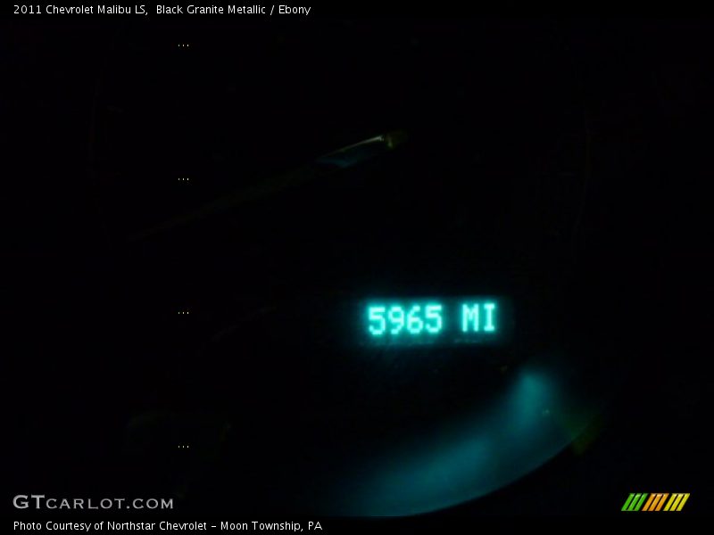 Black Granite Metallic / Ebony 2011 Chevrolet Malibu LS