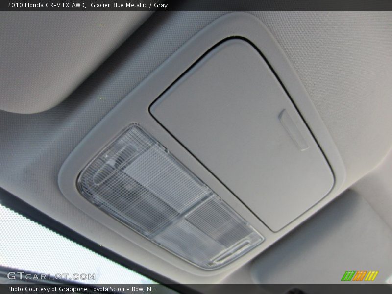 Glacier Blue Metallic / Gray 2010 Honda CR-V LX AWD